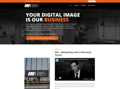 Internet Marketing Images website by WP Developers
