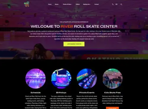 River Roll website by WP Developers