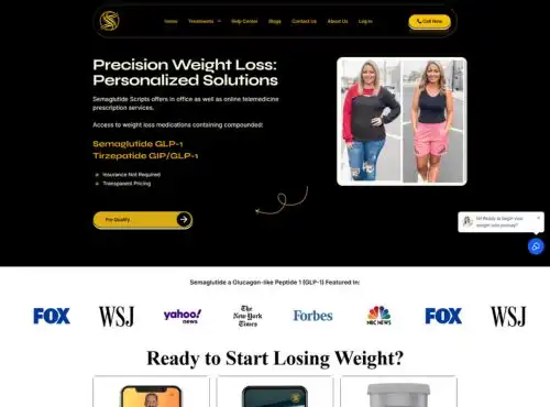 Semaglutide Scripts website by WP Developers